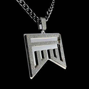 Hip Hop joyería plata esterlina 925 personalizar letra nombre colgantes Iced Out Charms VVS Moissanite colgante - Product Image 2