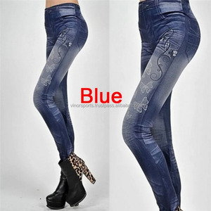 Mode féminine Nouveau Sexy Skinny Leggings Jeans Jeggings Pantalon Extensible Denim - Product Image 4
