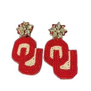 Pendientes Colgantes de Hombre de Jengibre para Mujer, Chapados en Oro, de Aleación con Cuentas de Cristal y Diamantes de Imitación, Joyería de Declaración Adorable, Regalo - Product Image 2