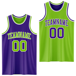 Maillot de basket-ball réversible personnalisé pour le marché américain – Tenue d'équipe - Product Image 1