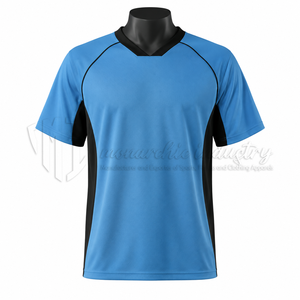 Camiseta de Fútbol Raglán Personalizada para Hombre, Camiseta Deportiva de Poliéster de Secado Rápido, Fabricante OEM ODM - Product Image 1