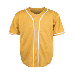 Diseño deportivo sublimable con logotipo propio, jersey de béisbol transpirable de material suave unisex para jóvenes y adultos con talla y logotipo personalizados. - Product Image 4