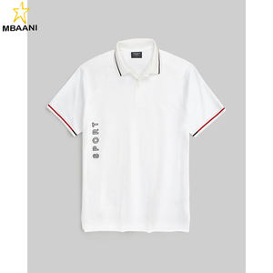 Polo de sport exclusif pour hommes - Noir et blanc - Product Image 6