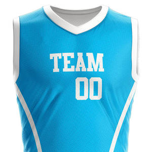 Tenue de basketball en polyester de haute qualité, ensemble de maillots de basketball respirants personnalisés pour les sports de plein air - Product Image 2