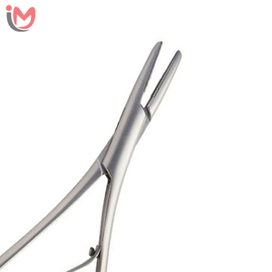 ที่จับเข็มผ่าตัดทางทันตกรรมคุณภาพสูง Mathieu Needle Holder ปลาย TC ขนาด 17 ซม. คีม Mathieu อุปกรณ์ผ่าตัดทางทันตกรรมจัดฟัน OEM - Product Image 4