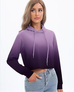Sudadera con Capucha Corta Personalizada para Mujer, Sudadera Holgada de Felpa para Damas - Product Image 5