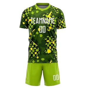 Camiseta de Fútbol Personalizada con Impresión por Transferencia de Calor, Transpirable, Absorbente de Humedad, 100% Poliéster, Tallas Grandes, Números y Nombres del Equipo - Product Image 2