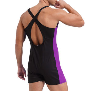 Traje de Entrenamiento MMA de Una Pieza con Estampado por Sublimación Personalizado de Larga Duración, Corte Atlético Transpirable, Singlet de Lucha Unisex Liso - Product Image 6