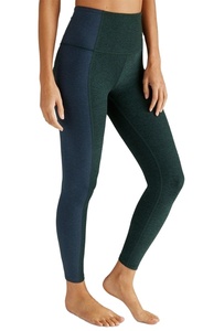 2025 logotipo personalizado de cintura alta Control de barriga mallas de ejercicio transpirable mantequilla suave tela de Fitness con bolsillos mallas de Yoga - Product Image 2