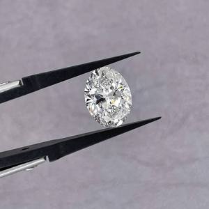 Diamante cultivado en laboratorio con corte ovalado certificado por IGI, color D, claridad VVS, HPHT/CVD, diamante sintético suelto para la fabricación de joyas, precio al por mayor. - Product Image 3