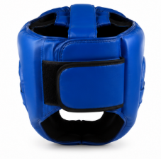 Protector de Cabeza de Boxeo de PU Azul HAWK SPORTS INDUSTRIES para Entrenamiento, Sparring, MMA, Muay Thai, Taekwondo, Unisex, Juvenil - Product Image 2