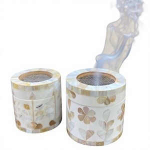 Quemador de Incienso Mubkhar, Resina y Madera, Uso en Interiores, Anti-Olores, Diseño Moderno - Product Image 1