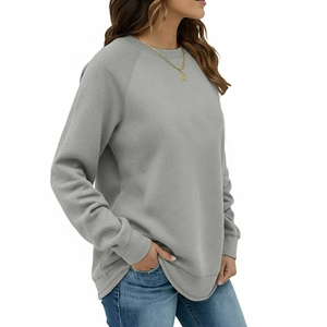 Suéteres de Cuello Redondo Extra Grandes con Forro para Verano/Invierno, de Primera Calidad, para Mujer, Casuales, de Punto, de Felpa, Ecológicos, de Secado Rápido - Product Image 4