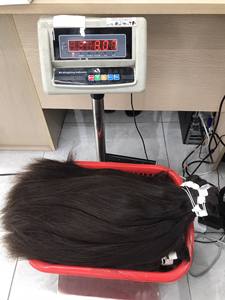 Cheveux bruns 100 % naturels - Cheveux bruts pour décoloration - Super double cheveux - Product Image 4