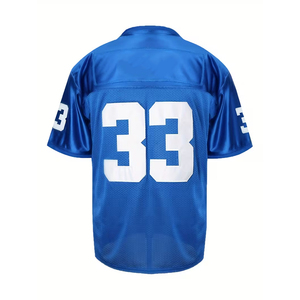 Camiseta de malla oversize para hombre, estilo boxy, transpirable, personalizada para streetwear, camiseta deportiva de malla de marca privada, jersey de malla personalizado. - Product Image 2