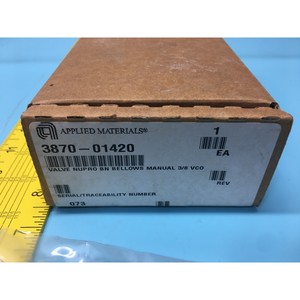 Válvula Manual AMAT 3870-01420 NUPRO BN BELLOWS 3/8 - Equipo y Piezas de Semiconductores de Confianza a Nivel Global - Product Image 1