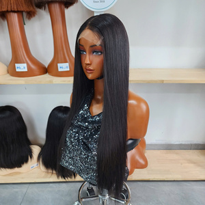 Best Wholesale 24 Inches Raw Virgin Vietnamese Hair for Wig 5x5 Lace HD Natural Color <b>Silky</b> Straight 250gram - Product Image 3