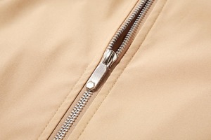 Blouson bomber kaki pour homme, fermeture éclair, col montant, vêtement d'extérieur décontracté, coupe classique, pour l'automne - Product Image 4