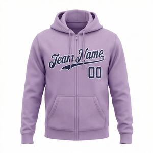 Sweat-shirts à capuche personnalisés OEM pour jeunes et adultes, fermeture éclair intégrale, logo, veste en molleton de coton, usage quotidien, streetwear décontracté, couleur personnalisée - Product Image 1