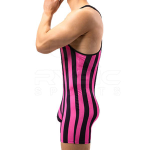 Professional Factory Export Sublimation Wrestling Singlets High Quality Sportswear With Personalized Printing - Product Image 6