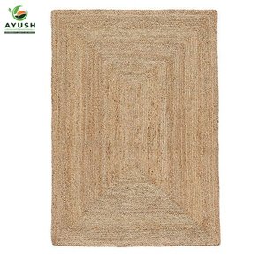 Alfombras Rectangulares Hechas a Mano Soft-Step de 120x180cm, de Algodón, Yute y Mezclilla, Ecológicas y Aptas para Mascotas, Alfombras Personalizadas para Salas Familiares - Product Image 2