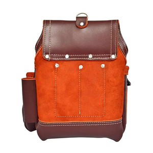 OEM Service Latest Custom Design Reusable Leather Tool Belt Customized Logo Genuine Leather Tool Bag - Product Image 2