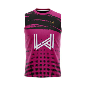 Camisetas Personalizadas de Fútbol Americano 7v7 sin Mangas, Sublimadas, 100% Poliéster, Transpirables, de Secado Rápido, Antibacterianas, para Entrenamiento - Product Image 1