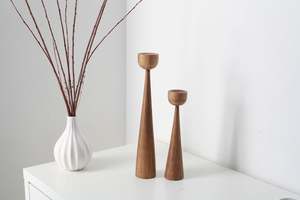 Support à bougies décoratif en bois pour les mariages, les fêtes, la décoration de la salle à manger et les centres de table du salon - Product Image 5