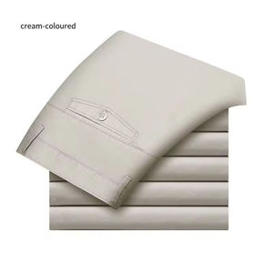 Stylish Canvas Chino Pant <b>Men's</b> 100% Cotton Anti-Pilling & Breathable Mid Waist Casual Wear OEM Service High Quality Custom Logo - Product Image 3