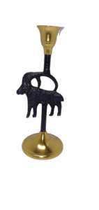 Porte-bougie décoratif de luxe en forme d'animal, lanterne moderne en métal et verre, décoration d'intérieur, vente en gros à prix avantageux - Product Image 2