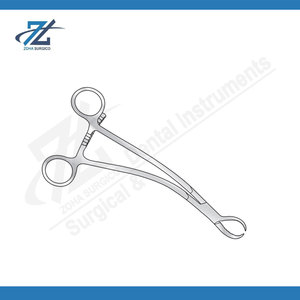 Pinza para Sujeción de Huesos Burns de 200 mm, Instrumento Quirúrgico Ortopédico de Acero Inoxidable, Pinza para Huesos Reutilizable, Fabricante de Pakistán - Product Image 5
