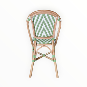 เก้าอี้บิสโทรยอดนิยมสำหรับร้านกาแฟ ร้านอาหาร พื้นที่สาธารณะในที่พักอาศัย - หวายสังเคราะห์ถักทออย่างดี รับประกันการถักทอ 3 ปี - Product Image 4