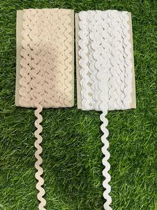 ผ้าฝ้ายริคเรคทันสมัยพร้อมขอบลูกไม้ เหมาะสำหรับชุดราตรี ผ้าคลุมไหล่ และเสื้อผ้าดีไซเนอร์ - Product Image 3