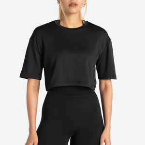 เสื้อยืดผู้หญิงทรงเข้ารูป แขนสั้น คอปก ลายเรียบ ผ้าโพลีเอสเตอร์/คอตตอน ระบายอากาศได้ดี รุ่นลำลอง ความยาวปกติ ปี 2026 - Product Image 1