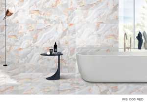 Carrelage en porcelaine Iris Super Luxe 600x1200 Grand Format Effet Cristal Premium Surface Murale et de Sol Utilisation Intérieure et Extérieure Moderne - Product Image 3