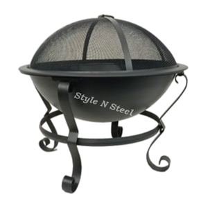 Classical Top Trending Iron <b>Fire</b> Pit Durable Freestanding Wood/Coal Burning Outdoor Heating for Patio Garden - Product Image 2