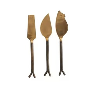 ชุดมีดเสิร์ฟชีสสแตนเลสสตีลทันสมัย อุปกรณ์หั่นชีส เครื่องครัว ชุดอุปกรณ์เสิร์ฟอาหาร - Product Image 4