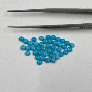 Turquesa Natural de Arizona de 3.5mm, Forma Redonda, Cabujón, Piedra Preciosa Suelta Más Vendida para Fabricación de Joyas, Anillos, Colgantes, Pendientes, DIY - Product Image 2