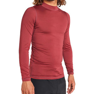 Custom Printed <b>Athletic</b> Rash Guard for Men Long Sleeve UV Protection Quick Dry Sports Shirt Supplier - Product Image 3