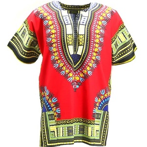 Camisetas Dashiki con Estampado por Sublimación de Diseño Personalizado OEM, Camisetas Dashiki de Moda para Festivales Africanos y Pueblos Culturales - Product Image 1