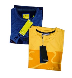 T-shirt décontracté pour homme 100 % coton tricoté à manches courtes 180g, col rond, uni, séchage rapide, respirant, teint en fil, techniques de lavage - Product Image 4