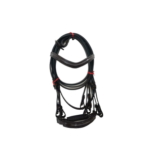 ADEEFA Premium Quality Leather Weymouth Horse <b>Bridle</b> Stainless Steel Hardware Plain Brow Band Leather Reins Custom Sizes Horse - Product Image 1