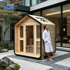 Tente de sauna à vapeur sèche Commercia pour 1 à 4 personnes, pour la vie en plein air, sauna classique, sauna extérieur - Product Image 1
