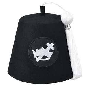Chapeau Fez Shriner en feutre bordeaux Arabia La Porte avec étui, Chapeau maçonnique de haute qualité, personnalisé, meilleure vente, très populaire - Product Image 6