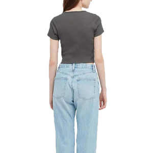 Fabricant pakistanais, dernières tendances en matière de t-shirts courts pour femmes, t-shirts courts respirants à séchage rapide pour femmes - Product Image 5