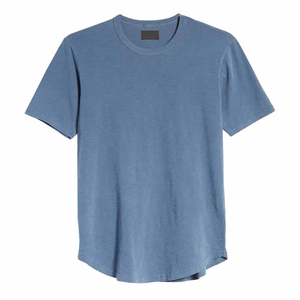 Camiseta de Algodón Lisa para Hombre, Personalizable con Marca, Tela Suave Premium, Uso Diario Informal, Fabricante de Ropa OEM ODM - Product Image 3