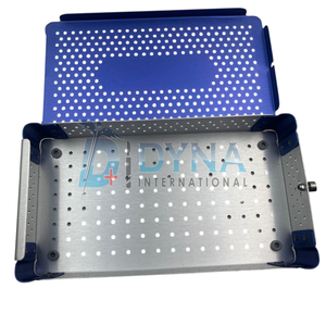 Boîte de Stérilisation Manuelle en Aluminium de Haute Qualité pour Instruments Chirurgicaux 245 x 150 x 50 mm (Revêtement Bleu) Certifiée CE pour Instruments Généraux - Product Image 2