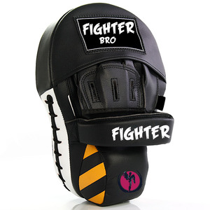 FIGHTER BRO Boxing Focus Pads Premium Punch Mitts Kickboxing Training Pads Breathable Durable Hook/Jab Pad Synthetic Leather OEM - Product Image 1