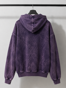 <b>Vintage</b> Acid Wash Rhinestone Hoodie <b>Oversized</b> Unisex Baggy Y2K Streetwear Fashion Hip Hop Graphic <b>Sweatshirt</b> Trendy - Product Image 3