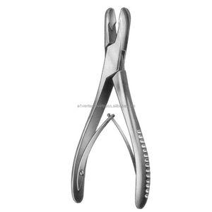 Straight & Curved A-1 VERITAS Luer Bone Rongeur Forcep Stainless Steel High Quality Bone Surgery Instrument | needle holder - Product Image 6